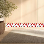 IVN Red Rose Black Butterfly Peel and Stick Wallpaper Border 4 x 196 Inch Self - Image 2