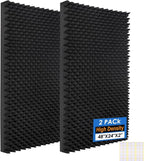 2 Pack Acoustic Panels, Sound Proof Foam Panels by Unknown