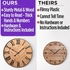 Large Wall Clock 24" Round - Image 5