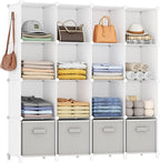 HOMIDEC Closet Organizers and Storage, 16 Cube Storage Organizer, Closet by DecorateYourHome
