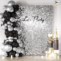 COKAOBE Silver Shimmer Wall Backdrop, Photo Backdrops by COKAOBE