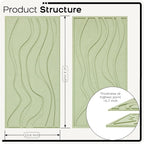 BUBOS 4 Pack Large Acoustic Panels, Total-Size 47.2 x 23.6 Inches Soundproof - Image 2