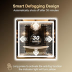 LED Bathroom Mirror, Smart Anti-Fog, Stepless Dimmable - Image 6