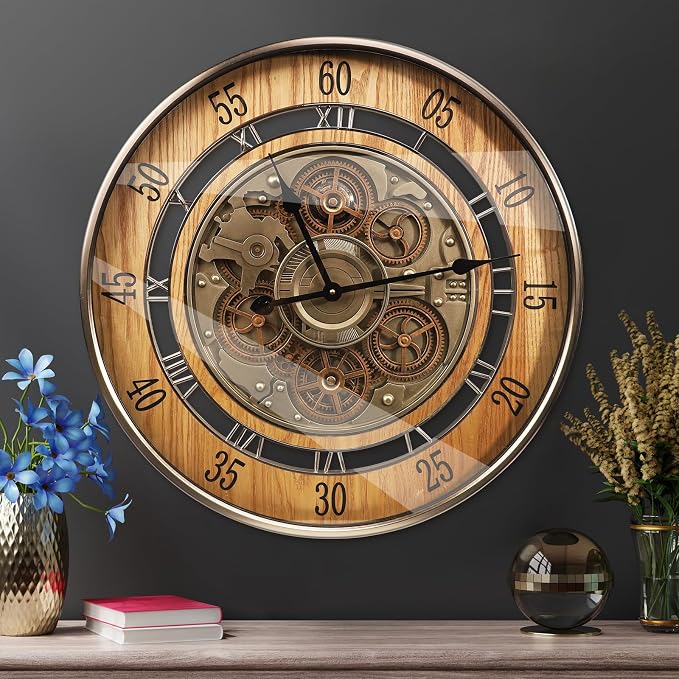 HOIBAI Large Wall Clock, 24 Inch Wall Clocks - Image 6