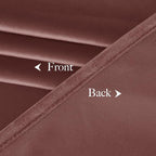 NICETOWN Wild Rose Velvet Curtains, Rod Pocket Velvet Drapes, Media Movie - Image 8