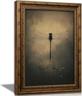 Vintage Gold Framed Wall Art Retro Dark Dragonfly Painting Canvas Prints Gothic by DQUCWDKVintagegoldframedwallart
