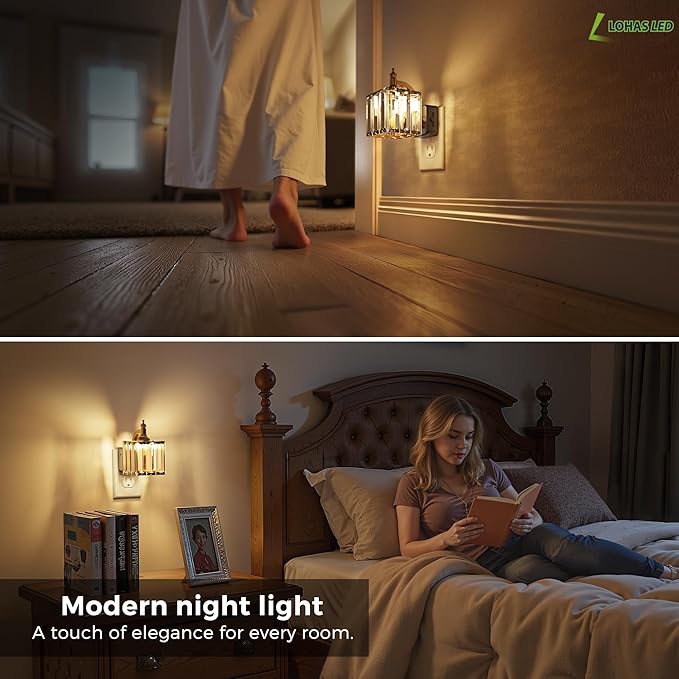 L LOHAS LED Night Light, Night Lights Plug into Wall, 3000K Soft White LED - Image 6