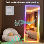 Hasipu 71"x24" LED RGB Bluetooth Full Length Mirror - Image 9
