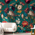 Zeeko Floral Wall Mural Peel and Stick Wallpaper 148" W x 98" H Removable Large - Image 4