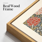 Large Framed William Morris Wall Art Set of 3, Vintage Green Botanical Floral - Image 5