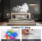 Giantex 20 Pack 3D Wall Panels, Lightweight Waterproof, DIY Cut & Paint - Image 7