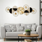 Large Wall Clock, Modern Silent Non-Ticking Metal Wall Art Wall Clocks Battery - Image 4