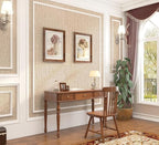 Beige Grasscloth Peel and Stick Wallpaper Textured Contact Paper 15.7inch x - Image 8