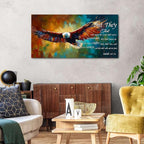 Christian Eagle Wall Art Isaiah 40 31 Poster Bible Verse Wall Decor - Image 4