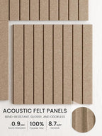 Bumusty Large Cork Board Alternative-36 x 24" Felt Bulletin Board Tiles - Image 3