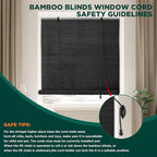 Bamboo Blinds for Interior Windows, Custom Roller Shades for Indoor Window and - Image 4