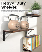 BAYKA Wall Shelves for Bedroom Decor, Floating Shelves for Wall, Display - Image 4