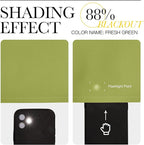 NICETOWN Blackout Curtains for Living Curtains, Fresh Green, 1 Pair, 34-inch W - Image 4