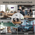 HAITANG 8 Colors Digital Wall Clock, 16.2" Large Digital Clock - Image 6
