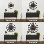 Large Wall Clock for Living Room Decor, 20 Inch Non Ticking Silent, Battery - Image 2