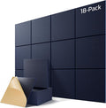 18 Pack Acoustic Panels for Walls, Sound Absorbing Foam Panels for Home & by Lebenforce