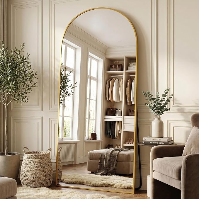 Suidia 76"x34" Arched Full Length Mirror - Image 3
