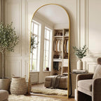 Suidia 76"x34" Arched Full Length Mirror - Image 3