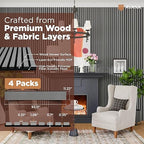 Avana Acoustic Wood Wall Panels – 93.2x11.25 Inch Panels – Fits 94x12 Layout – - Image 4