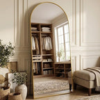 Suidia 78"x38" Arched Full Length Mirror - Image 2