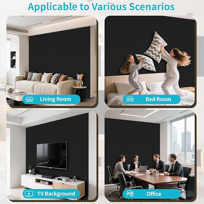 EVERECO 6 Pack Acoustic Panels Dual-Layer Thickened-47.2"x23.6"x0.72" - Image 6