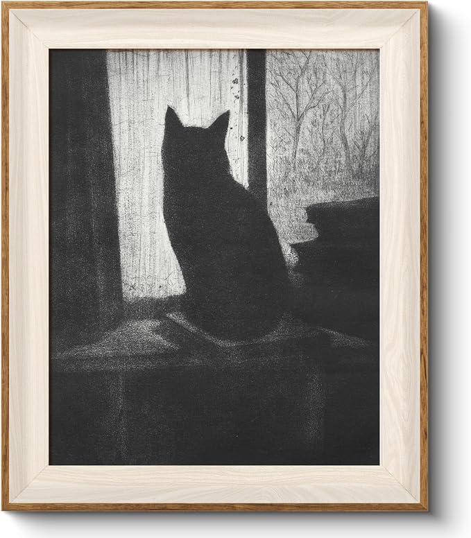 VIYYIEA Framed Wall Art for Living Room, Vintage Home Decor, Animals Painting by VIYYIEAART