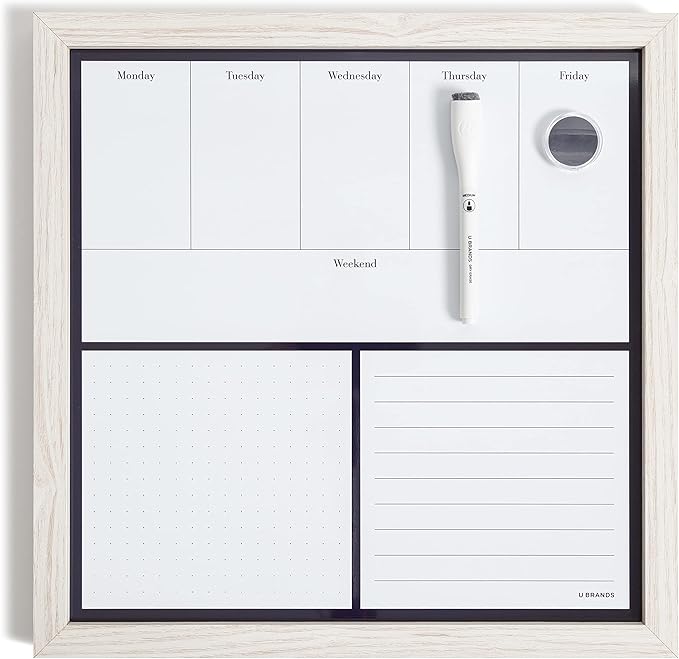U Brands Rustic Weekly Dry Erase Board by UBrands