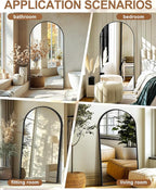 Delma Full Length Mirror, Large Floor Mirror - Image 6