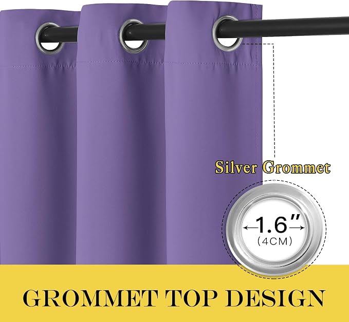 NICETOWN Blackout Curtains 63 inches Long - Image 5