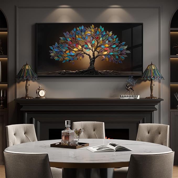 Large Framed Tree of Life Wall Art - Image 3