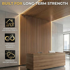From Plain to Beautiful in Hours WPC Exterior Wall Slat Panels Waterproof - Image 5