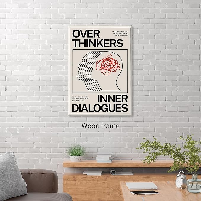 Maximalist Vintage Mental Health Posters Retro Unique Eclectic Wall Art 24x36 - Image 5