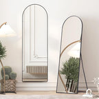 Simple Deluxe Arched Full Length Mirror, - Image 4