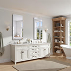 KOCUUY Silver Framed Mirror, HD Tempered Glass, Anti-Rust Frame, Modern Design - Image 2