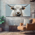 Suconvng Highland Cow Wall Art For Living Room Animal Canvas Art Wall Decor - Image 3