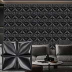 Heikki 30 Pack 3D Wall Panel for Interior Wall Décor, PVC Flower Textured Wall by YourBestChoices