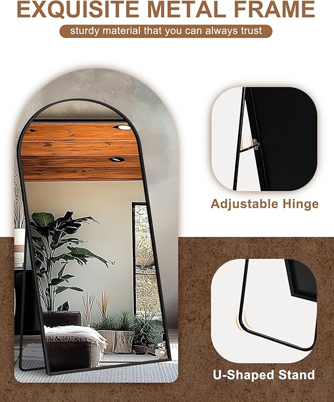 Delma Full Length Mirror, Large Floor Mirror - Image 5