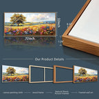 hyidecorart Large Framed Wall Art, Spring Landscape Wall Art, Nature Tree - Image 5