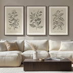 Large Framed Botanical Wall Art by Cuspin