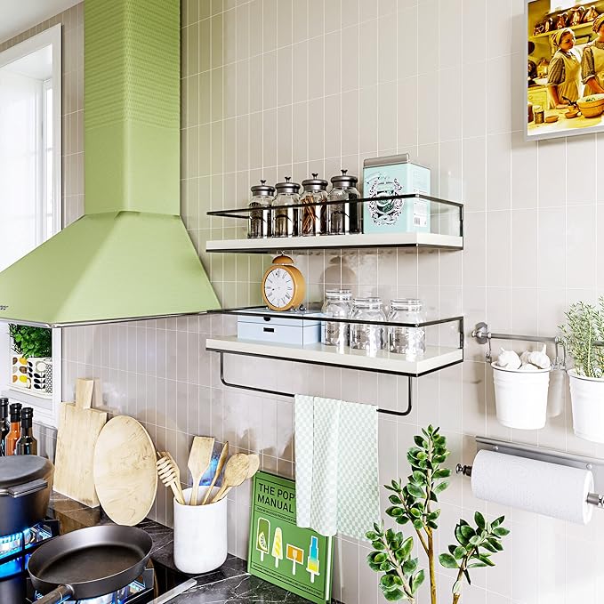 Shario White Floating Shelves - Image 4