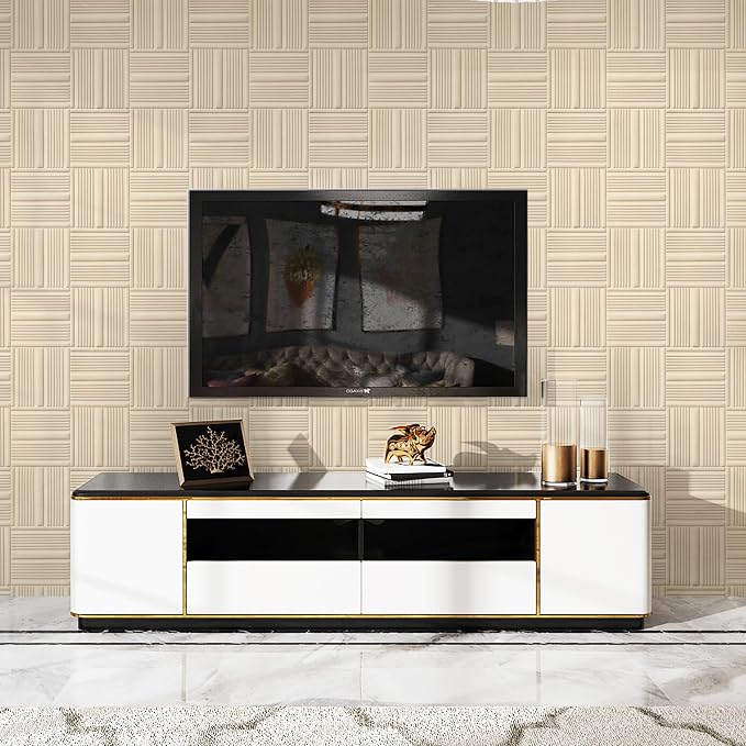 Velvet 3D wall Panels for Interior Decor Peel and Stick, Soundproof Geometric - Image 2