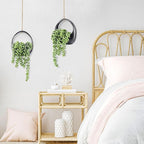 Der Rose 2 Pack Small Fake Hanging Plants - Image 5