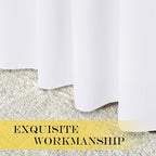NICETOWN White Room Darkening Curtain 120 inches Long - Image 6