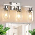 Unicozin 3 Light Bathroom Light Fixtures, Modern Vanity Lights Over Mirror by Unicozin
