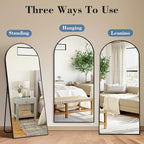 DUMOS Arched Full Length Mirror, Modern Wall Hanging Leaning - Image 5